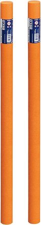 Пінна палка для басейну BECO PoolNoodle Compact, 160×7,5 см, помаранчева, 2 шт. – аквафітнес, водна гімнастика