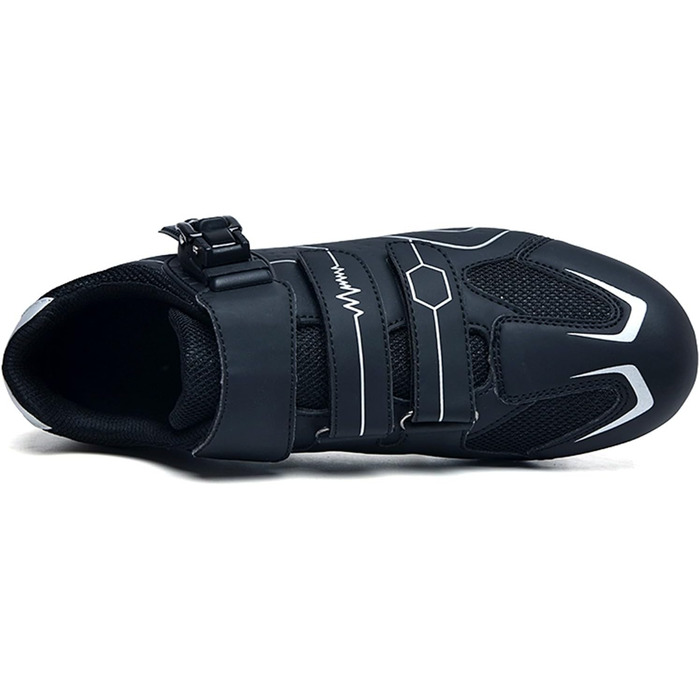 Велотуфлі для чоловіків та жінок MTB, шосейні, для маунтінбайку, кросівки, смугасті, дихаючі, для активного відпочинку, велосипедні, MTB (45 EU, сірий)