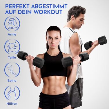 Набір гантелей Neolymp 2 шт. регульовані 1,75-10 кг – сталеві гантелі, компактний набір, пінополіуретанові ручки