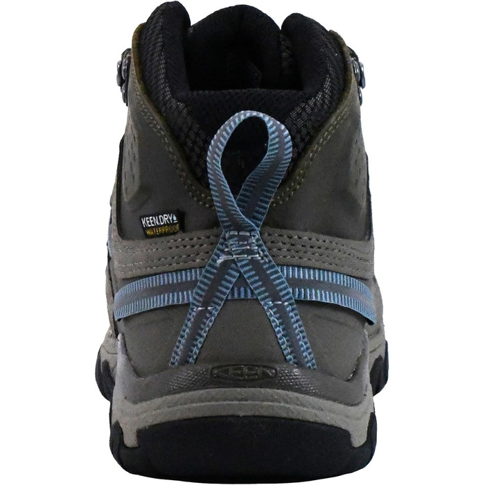 Черевики для туризму Keen Targhee III Mid WP жіночі (40.5 EU, Dark Olive Atlantic Blue Grey)