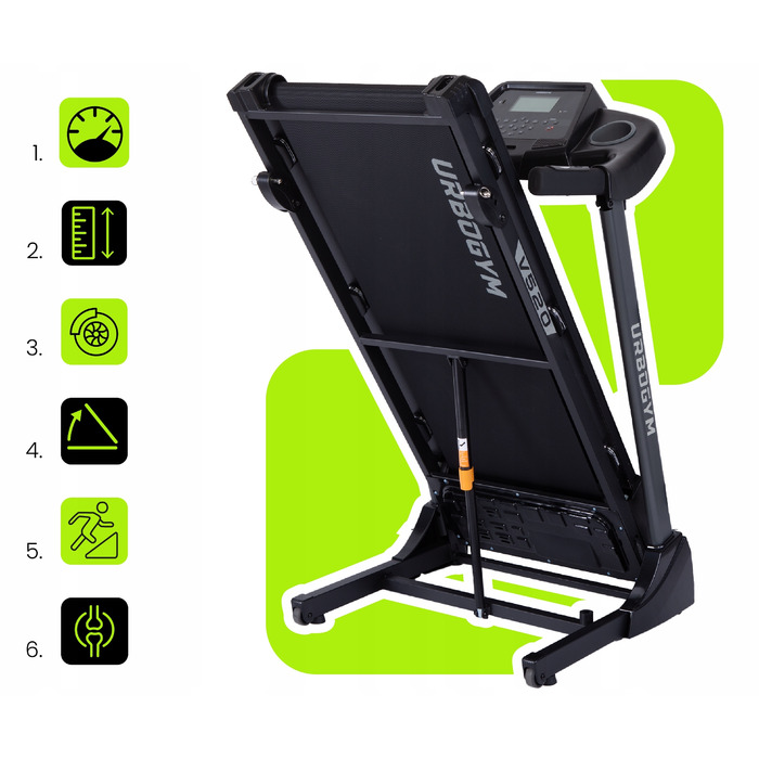 Електрична бігова доріжка Urbogym V520 (до 130 кг)