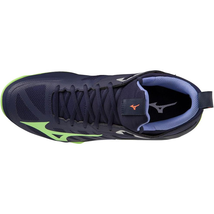 Волейбольне взуття Mizuno Unisex Wellenmaße (39 EU, Eveblue Techgreen Iolite)