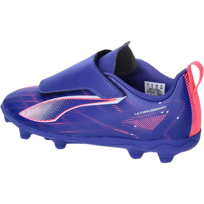 Дитячі футбольні бутси PUMA Ultra 5 Play V Fg/Ag Rb Jr - 28 EU, Lapis Lazuli/Puma White/Sunset Glow