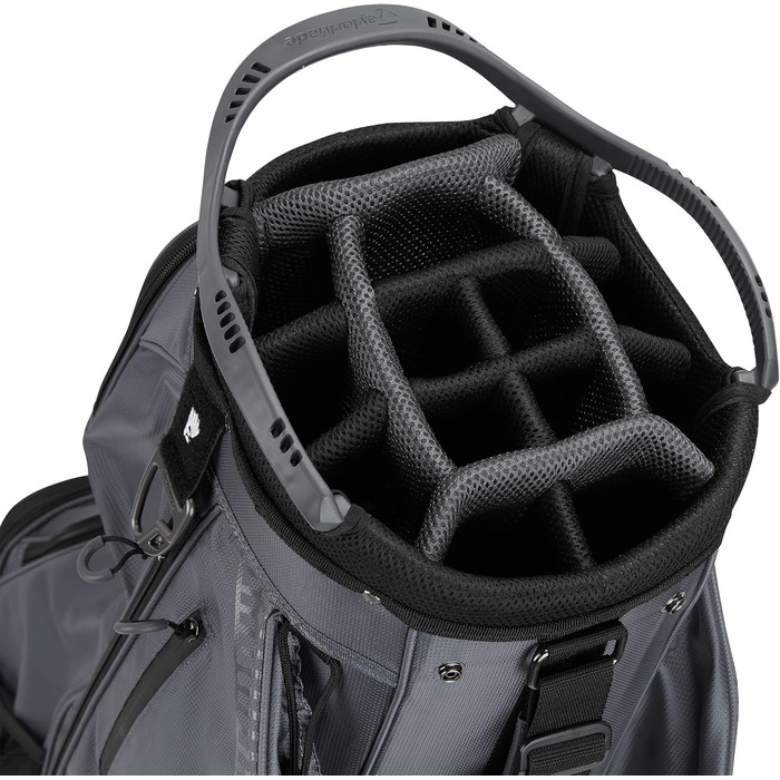 Сумка для гольфу TaylorMade Pro Stand & Cart Bag Charcoal (Чорний)