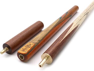 CUESOUL 57' Ручний снукерний кий з 3/4 суглобом та міні-подовжувачем для кінця, в кейсі з алюмінію Karella D304