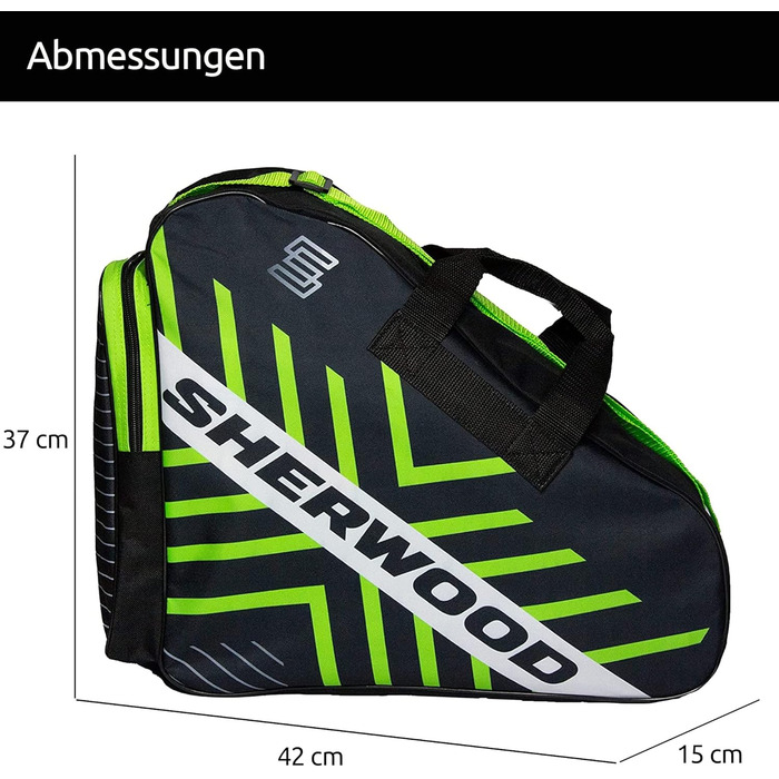 Сумка для ковзанів Sherwood Greenline: для ковзанів, роликів та хокею