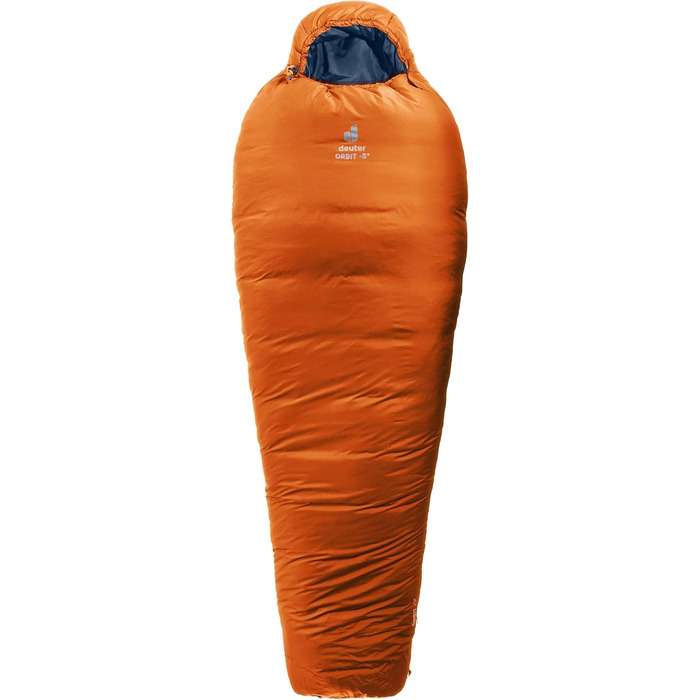 Спальний мішок Deuter Orbit -5° EL (Extra Long) - Колір Chestnut-Ink, ліва блискавка