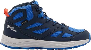 Черевики трекінгові Jack Wolfskin Woodland 2 Texapore Mid K, дитячі, 31 EU, синій