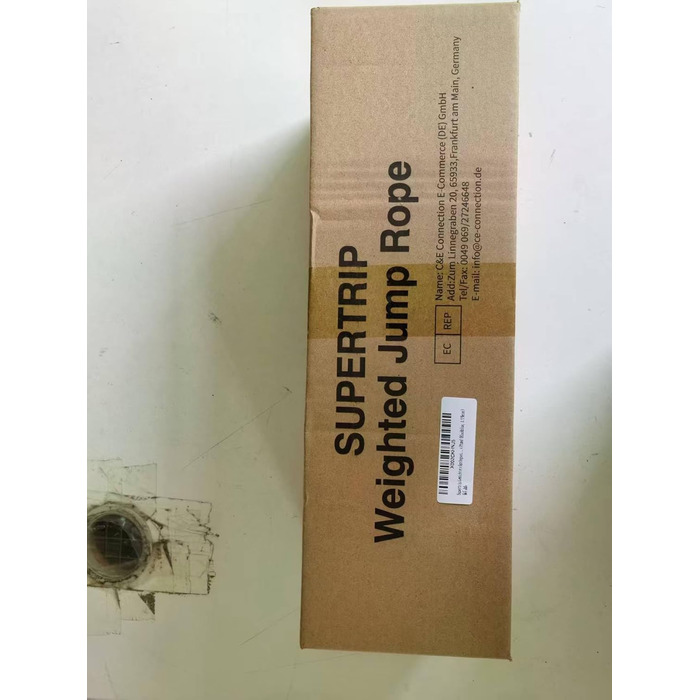 Стрибкове канат Supertrip Upgrade з вагою для дорослих, фітнес, 2-ге покоління, поворотні ручки на 360°, важке канат для тренування всього тіла, вага 1.45-1.54 кг, довжина 2.97 м