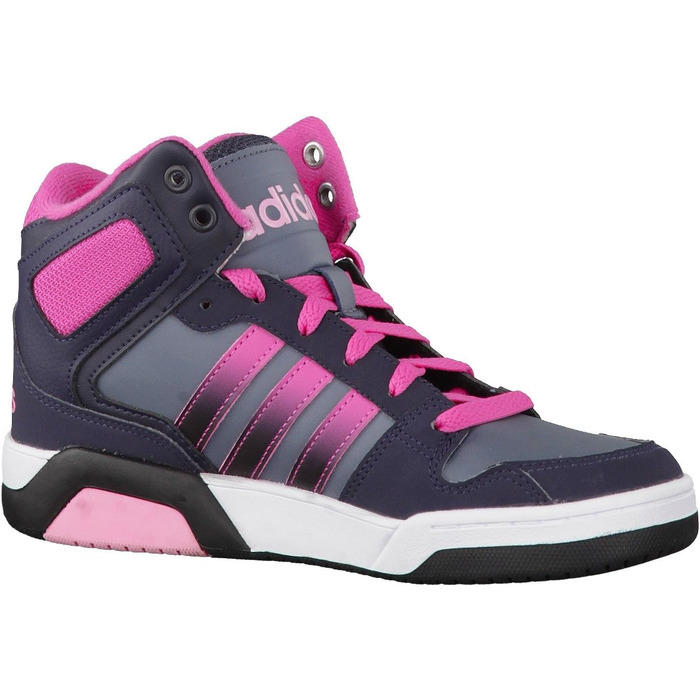 Дитячі кросівки adidas Bb9tis Mid K, 28 EU, синій, рожевий, чорний