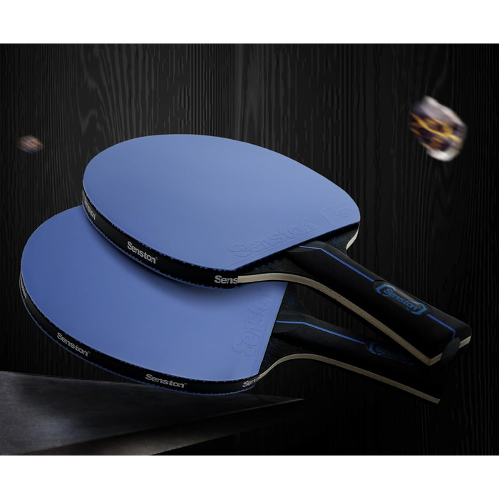 Набір тенісних столів Senston: 2 ракетки та 3 м'ячі для професійної гри