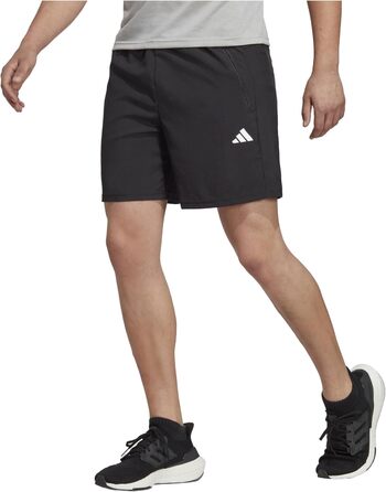 Чоловічі тренувальні шорти Adidas Train Essentials Woven, чорні з білим, 7 дюймів, розмір S