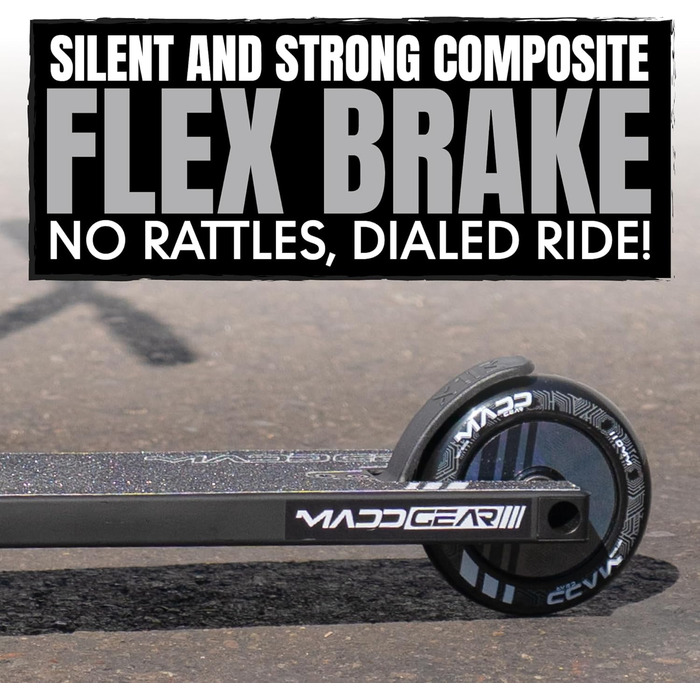 Скутер для трюків Madd Gear MG3 Zen чорний/чорний – для дітей 8-12 років