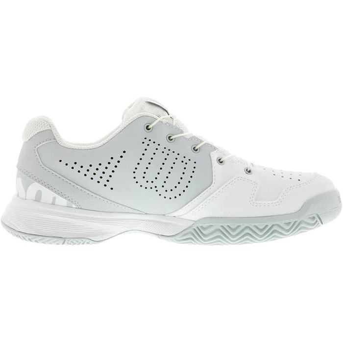 Тенісні кросівки Wilson KAOS QL Junior – білі дитячі кросівки (34 EU, білий, блакитний, чорний)