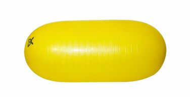 Гімнастичний ролик-подушка Cando Pill Ball, жовтий, 40×90 см — моторика, фітнес, реабілітація