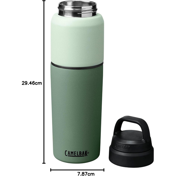 Термос CAMELBAK Multibev вакуумний, нержавіюча сталь, 650 мл, колір мох/м'ята