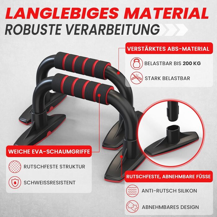 Набір для тренування пресу та всього тіла – 7 елементів, чорний | Домашній фітнес для чоловіків та жінок