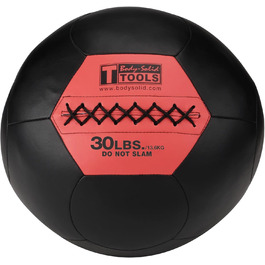 Медбол Body-Solid Soft Shell, не відскакує, для функціональних тренувань, схуднення, зміцнення м'язів, фітнесу, чорний, 6-13,6 кг