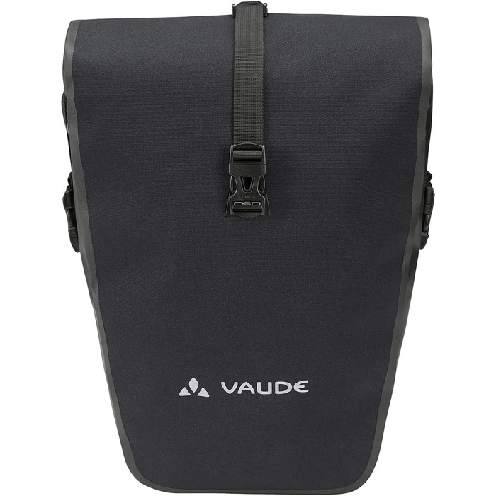 Велосипедна сумка VAUDE Aqua Back Supreme 24 л, водонепроникна, на багажник, задня, міцна та екологічна, чорна, зроблено в Німеччині