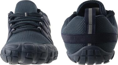 Жіночі кросівки для тренувань Weweya: мінімалістичні, для трейлраннінгу, широка передня частина, блакитні, регульований язик (39 EU)