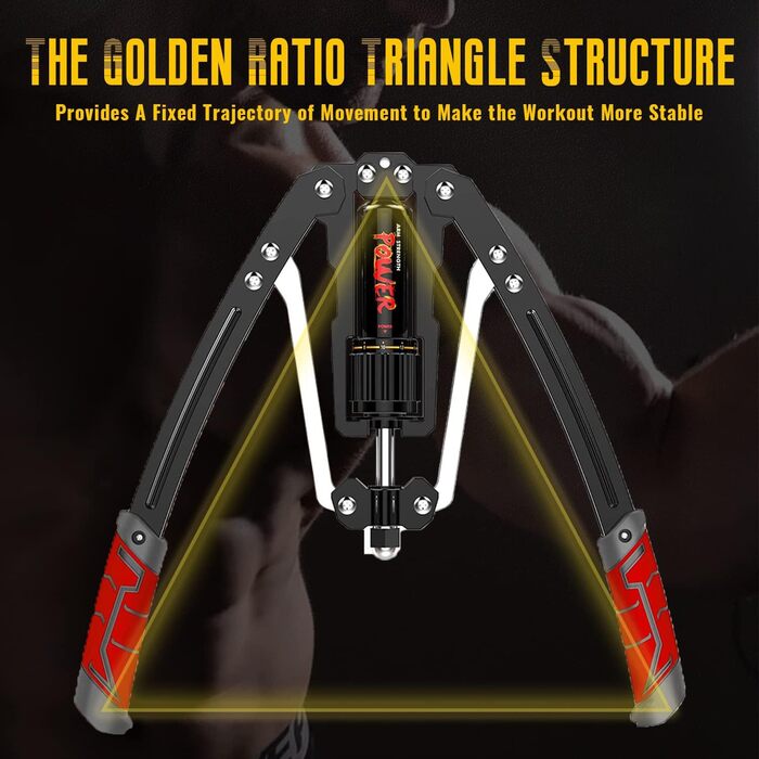 Гідравлічний тренажер для пресу та грудей LEJIEYIN Power Twister, регульована вага 10-200 кг, для дому, фітнес, жінкам та чоловікам