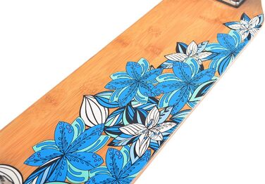 Скейтборд JUCKER HAWAII KAPUA Woodyboard, міський круїзер з дерева, для дітей і дорослих, міні-лонгборд, повністю зібраний