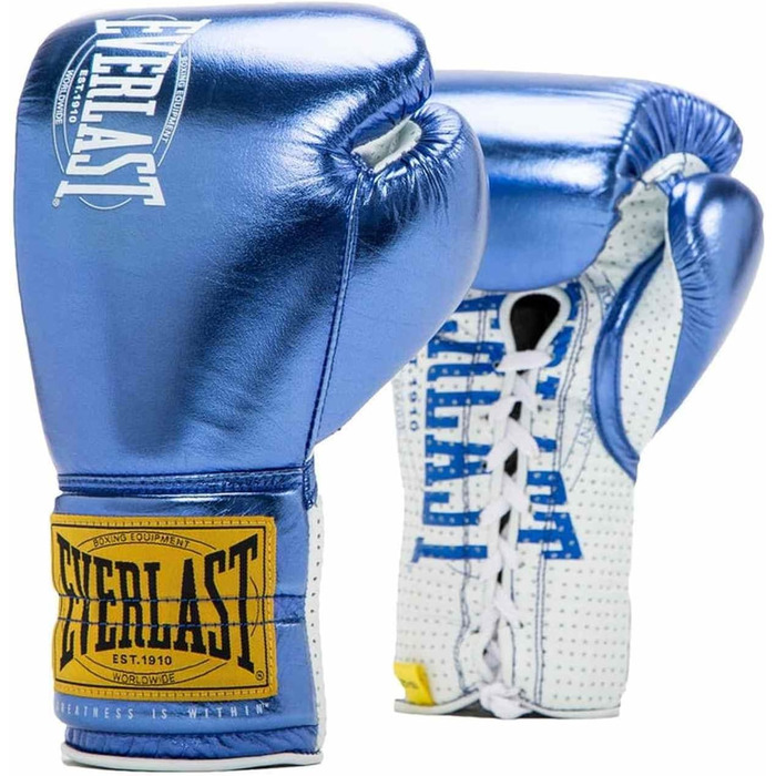 Боксерські рукавички Everlast 1910 Pro Fight 8oz, сині, унісекс, для дорослих