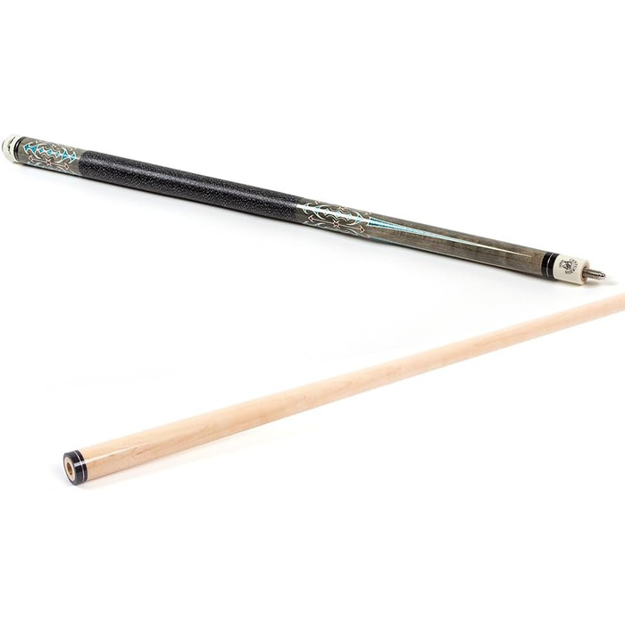 Більярдний кий Riley Centurion American з лінолеєвим покриттям ручки, 147 см, захист наконечника 13 мм P1C, з кейсом