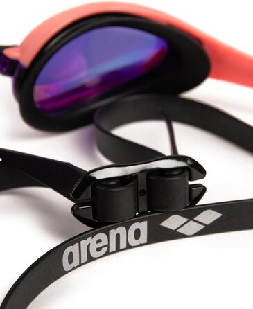 Окуляри для плавання ARENA Cobra Ultra Swipe, дзеркальні, антивідблискові, унісекс, полікарбонат, фіолетово-коралові