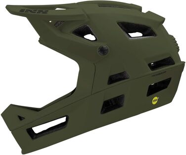 Велошолом IXS Trigger FF MIPS для ендуро, оливковий, розмір XS (49-54 см)