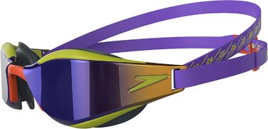 Унісекс окуляри для плавання Speedo Fastskin Hyper Elite з дзеркальним покриттям, універсальний розмір, фіолетово-зелені