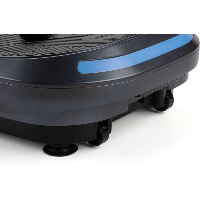 Вібраційна платформа Gymtek до 150 кг, 2×500 Вт, 12 рівнів, Bluetooth, пульт, LCD, динаміки, 2 еспандери