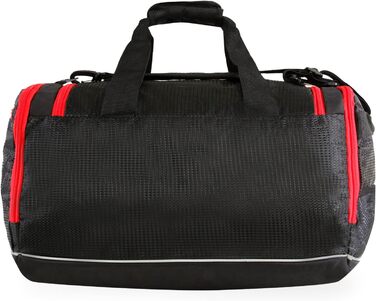 Спортивна сумка FILA Cypress Unisex, маленька сумка для спорту та тренувань, Onyx/Red (один розмір)