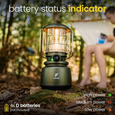 LED ліхтар на сонячній батареї BigBoy 1300 люмен: кемпінговий ліхтар, IP64, регульоване освітлення, тепле/холодне світло