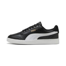 Кросівки Puma Shuffle Unisex чорні з білим та золотим кольором, розмір 44.5 EU