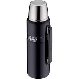 Термос Thermos Stainless King 1,2 л, нержавіюча сталь, синій, ізотермічна пляшка для напоїв