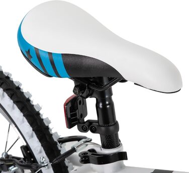 JOYSTAR Lubbock 20/24 дюйми: дитяче гірське велосипед для хлопчиків та дівчаток 7-12 років. 1/7-швидкісна передача, бічні стрічки, гірський велосипед 20 дюймів, білий колір