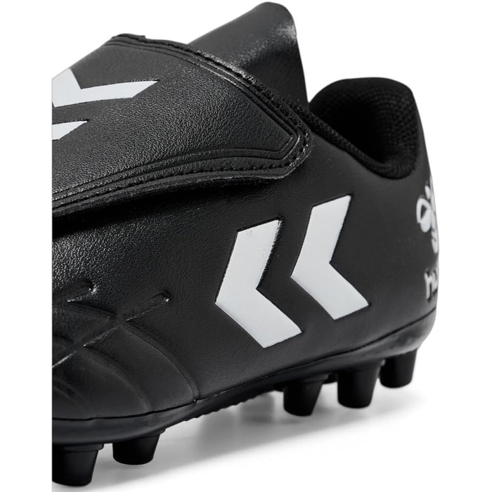 Дитячі футбольні бутси Hummel Hattrick MG JR з кріпленням на липучці, чорні, розмір EU 24