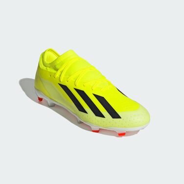 Кросівки футбольні adidas X Crazyfast 3 FG для штучного покриття, 42 EU, Solar Yellow/Core Black/Cloud White