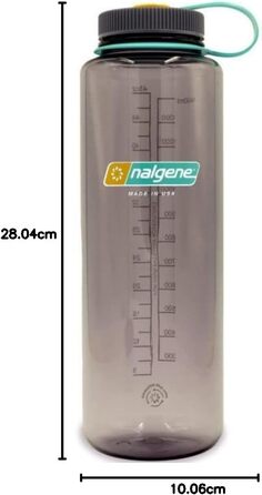Пляшка для води Nalgene WH Silo Sustain 1,4 л, баклажанова, екологічна