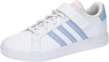 Кросівки Adidas Grand Court C для дітей (34 EU) – Білий, Синій, Рожевий