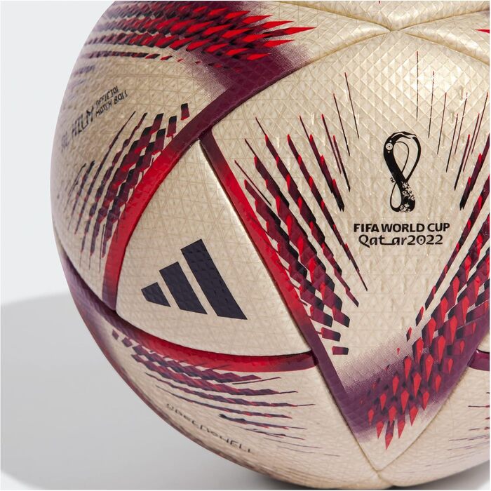Футбольний м'яч adidas Hilm Pro термозварний, розмір 5, золотий