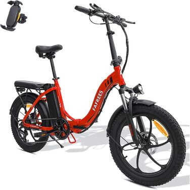 Електровелосипед Fafrees F20 складаний 20 дюймів, 250W, 36В 15Аг, для міста та бездоріжжя, вантажопідйомність до 150 кг, для жінок і чоловіків