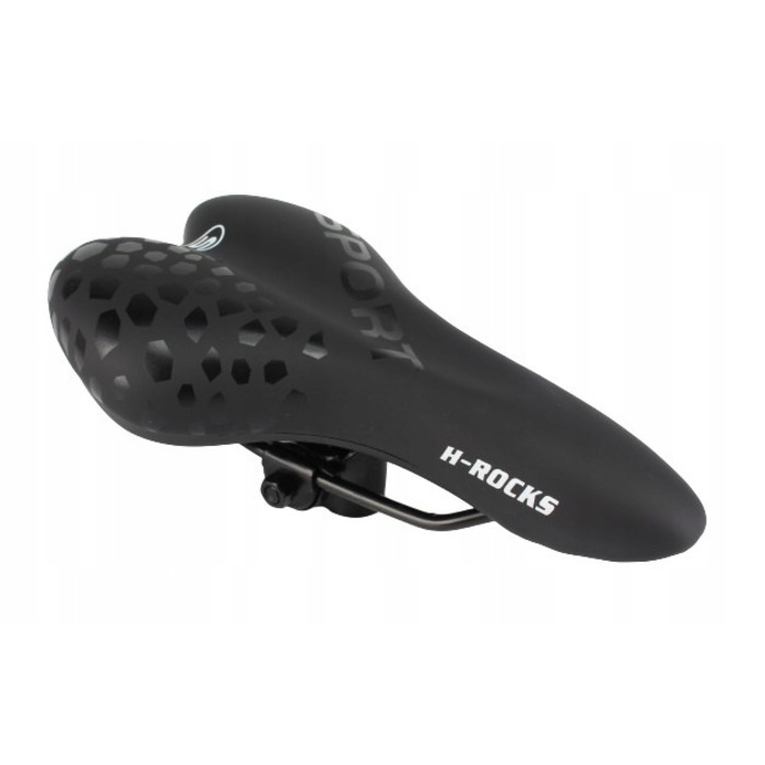Зручне велосипедне сідло H-ROCKS 37601 для гірських велосипедів (MTB), спортивне, чорне