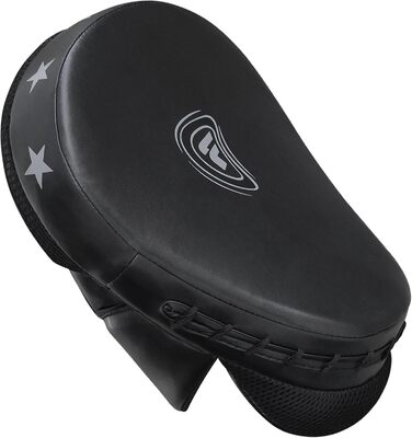 Боксерські мішені Farabi Sports Box Pratzen - чорні боксерські подушки для ударів, Муай Тай, тренування