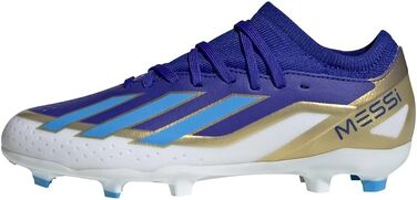 Дитячі футбольні бутси adidas X Crazyfast Messi League для твердого поля, 35 EU, кольори: Lucid Blue, Blue Burst, Cloud White