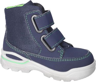Зимові черевики RICOSTA JAN для хлопчиків, дитячі черевики для перших кроків, ширина середня, знімний супінатор, Sympatex, світловідбивачі, 23 EU, колір: блакитний