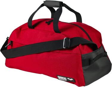 Сумка для спорту та плавання Arena Team Duffle 25 л, з відділенням для вологого одягу, знімний ремінь, велика дорожня сумка для тренувань, басейну та подорожей, червона
