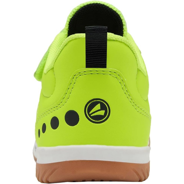 Спортивне взуття JAKO для залу: дитячі кросівки для залу (34 EU, неоновий жовтий, чорний)