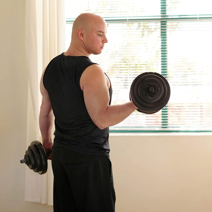 Набір гантелей Sunny Health & Fitness 18 кг, вінілові, універсальний розмір